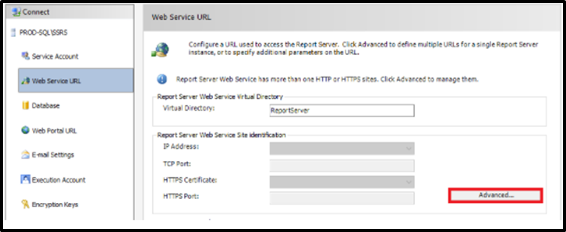 sql server reporting services https